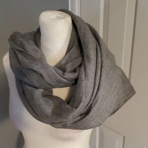 Nordstrom Gray Infinity Scarf Soft Heathered Wrap